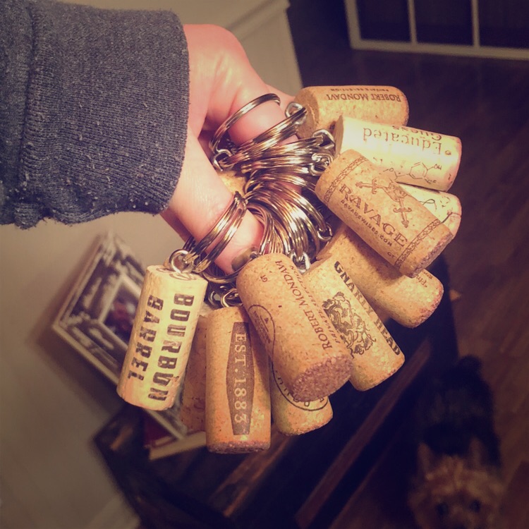 Cork Keychains
